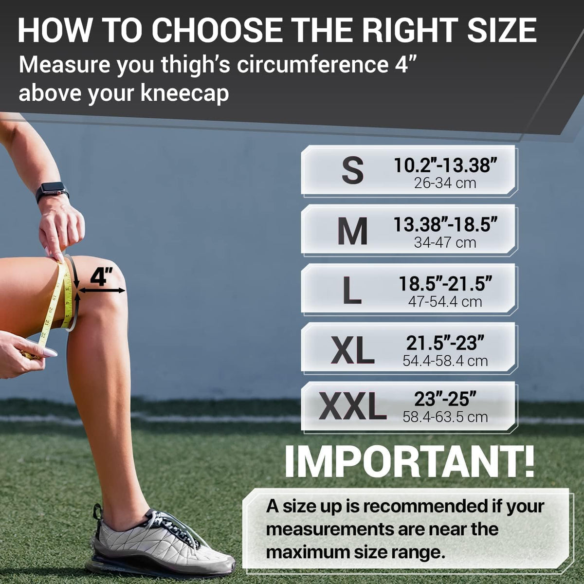 X-Large Mercury Knee Brace with Side Stabilizers & Patella Gel Pads R834