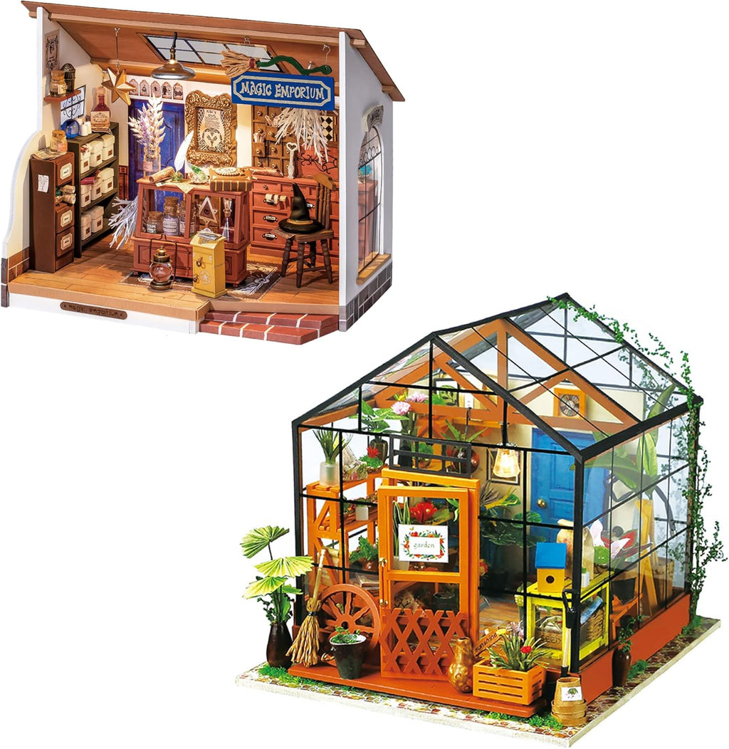 DIY Miniature House Kit with LED Light V501
