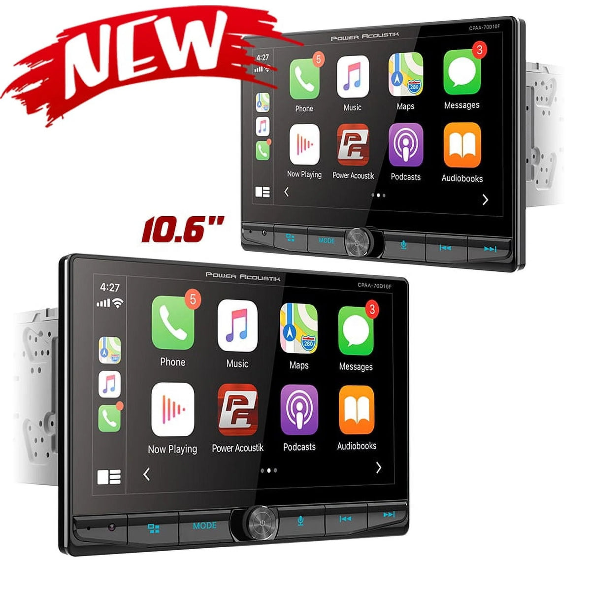10.6 HD Car Monitor Bluetooth Carplay Android Stereo B474310