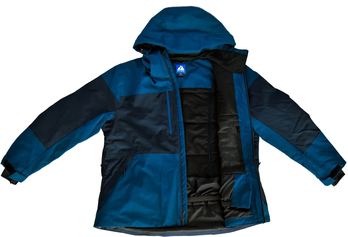 Mens Big 2XL-7XL Winter Insulated Ski Jacket Coat W93557