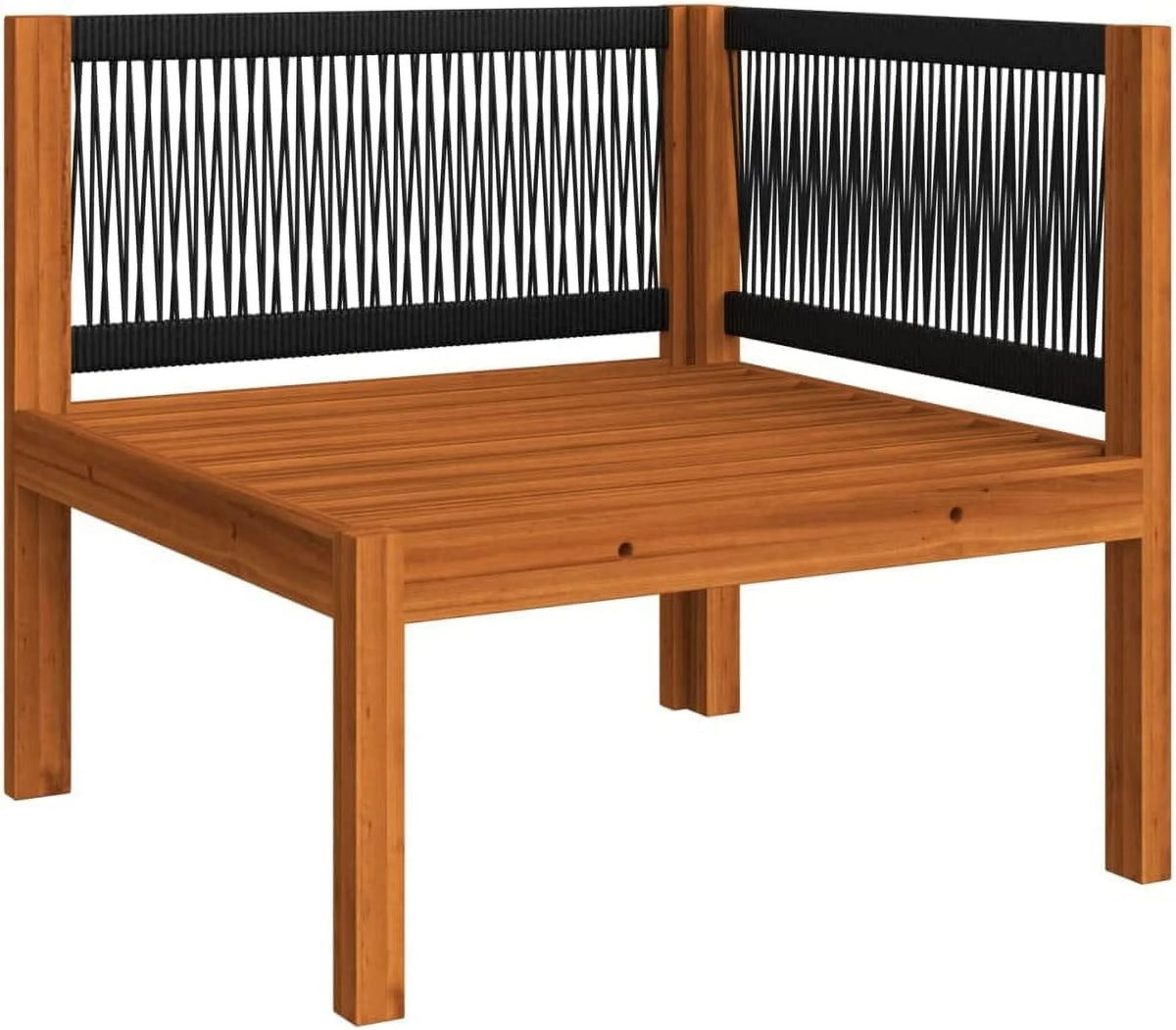 12 Piece Cream Solid Acacia Wood Patio Lounge Set Z245