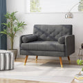 Dark Gray Fabric Club Chair Z88529