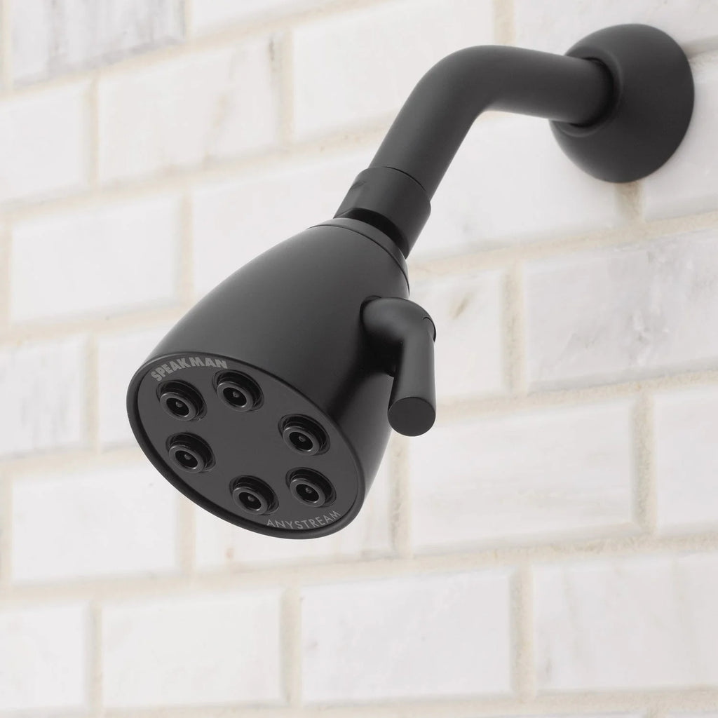 Matte Black High Pressure Adjustable Shower Head D785666