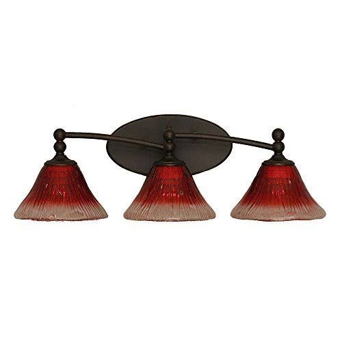 Three Light Bath Bar Dark Granite V4437