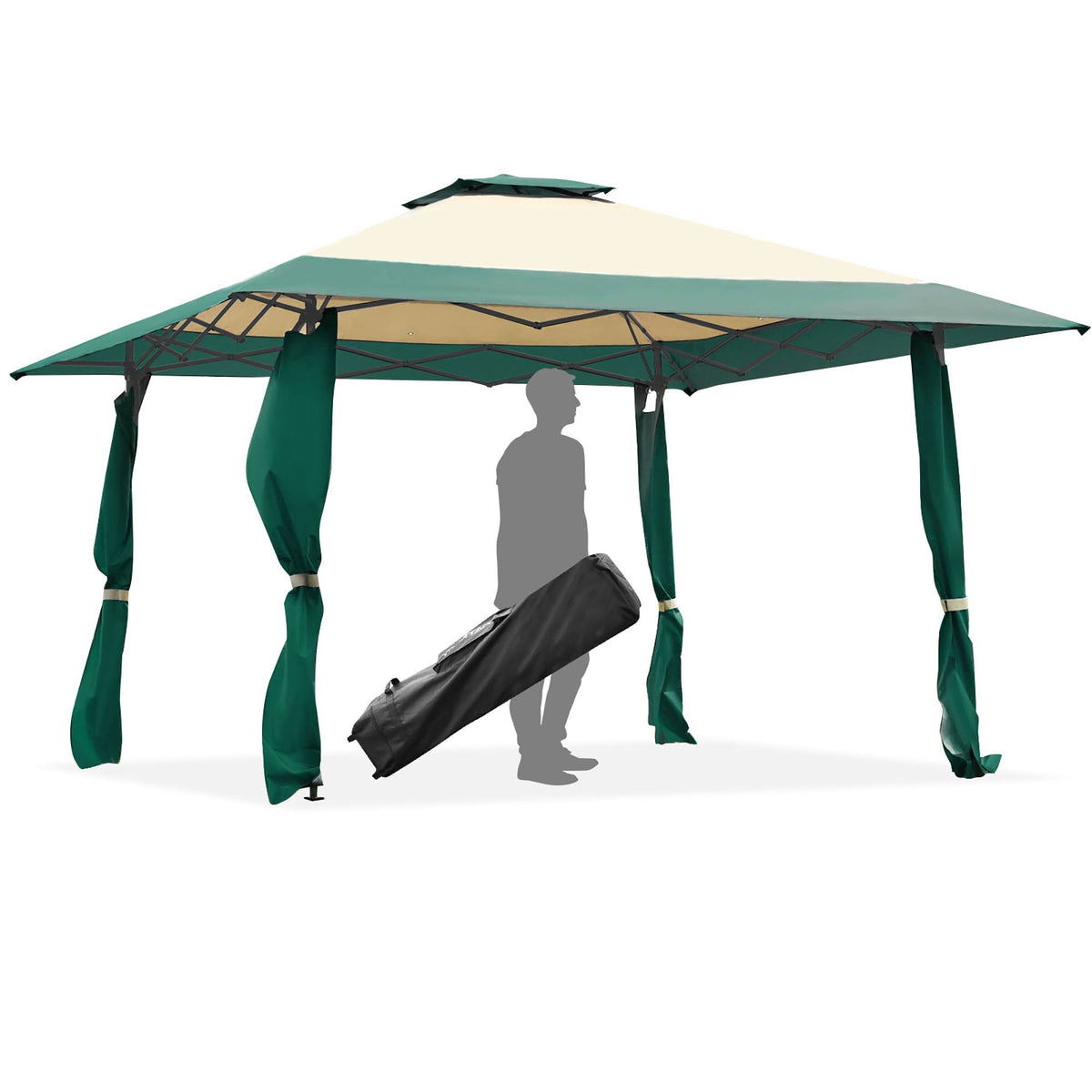 13x13 Gazebo Canopy Shelter Awning Tent V103