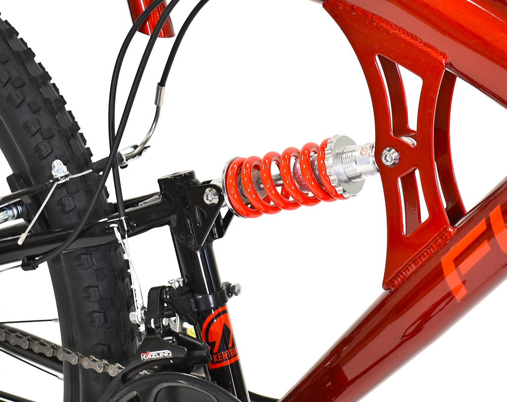 Red Dual Suspension Mountain Bike N770733