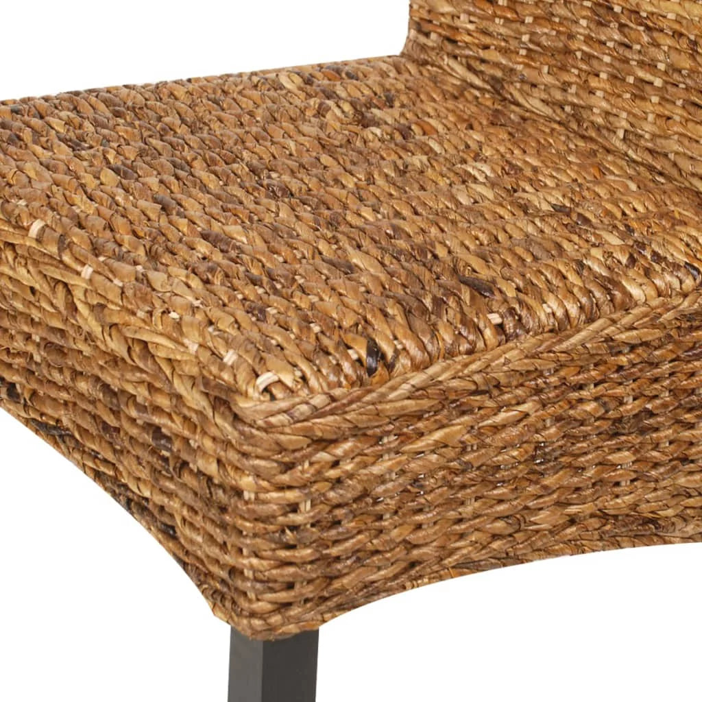 Dining Chairs 2 pcs Abaca and Solid Mango Wood B2504