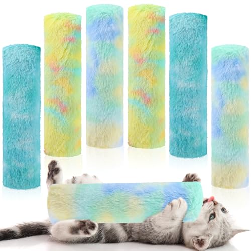 6 Pcs Catnip Cat Toy with Crinkle Sound Soft Plush A44147