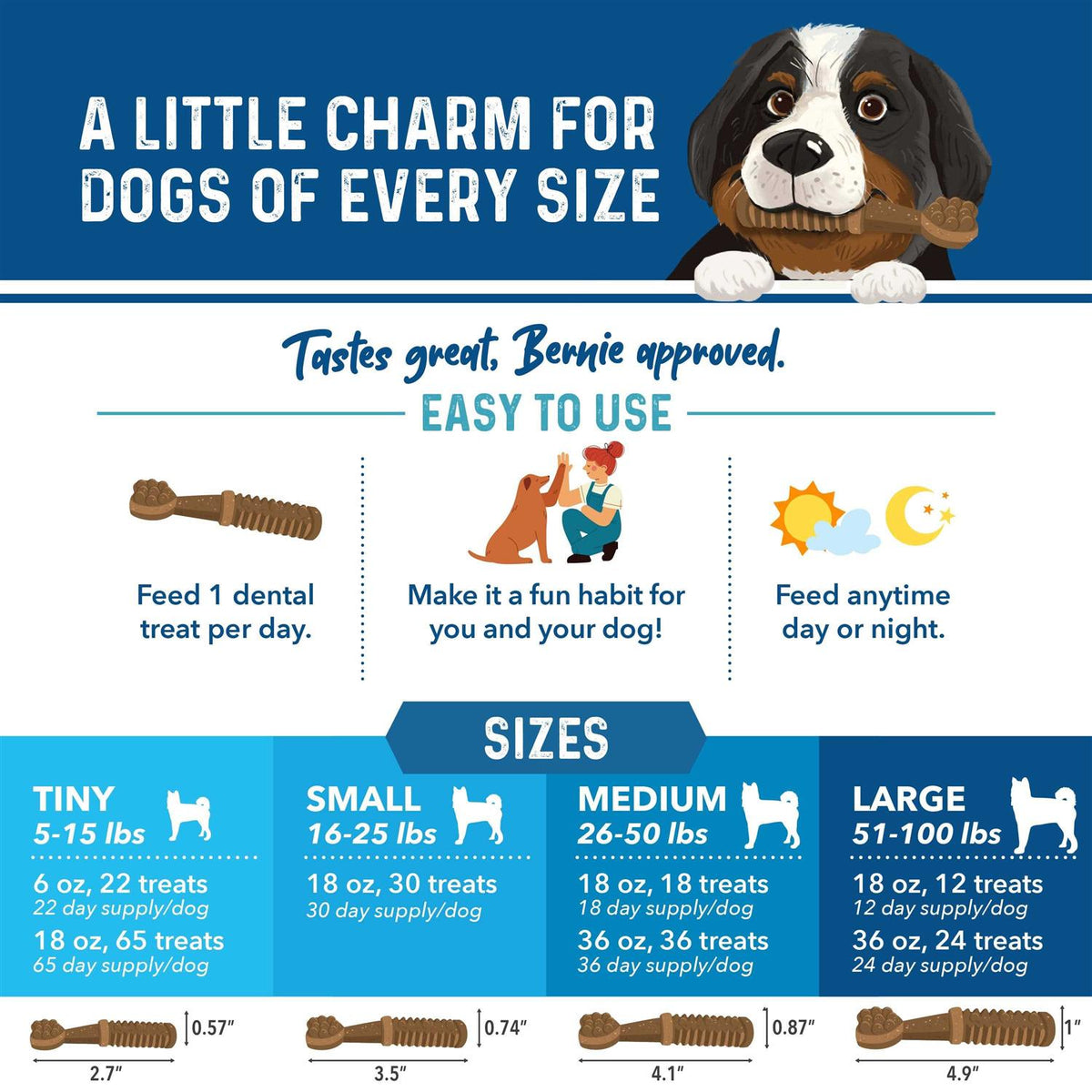 Daily Dental Chews Dogs S13351