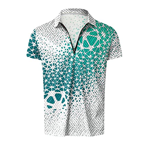 Mens Printed Short Sleeve 2 Piece Outfits Sets K272