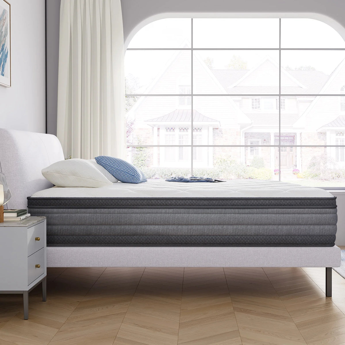 12" Hybrid Gel Memory Foam Pocket Innerspring Mattress O9392