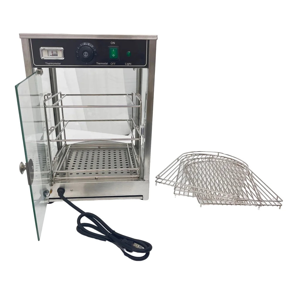 3 Tiers Stainless Steel Heated Cabinet N610