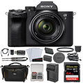 Mirrorless Digital Camera with 28-70mm Lens Bundle with 64GB Memory Card + Battery + Battery Charger + Camera Case + LCD Screen Protectors + Memory Card Reader N74713