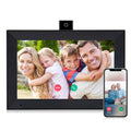 10.1 Inch WiFi IPS HD Touchscreen Digital Picture Frame with Black Wood Frame N978