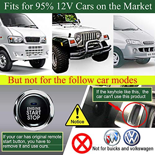 Universal Car Remote Engine Start Keyless Entry Remote Starter Kit E5732