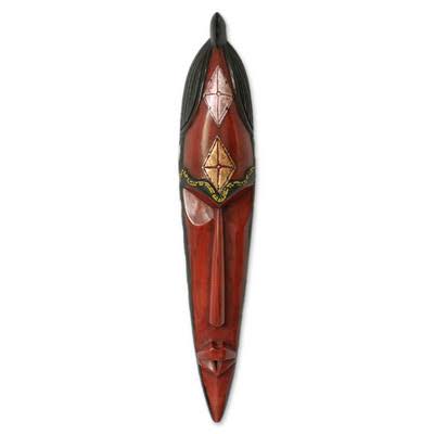 Wood Mask Wall Décor A13847
