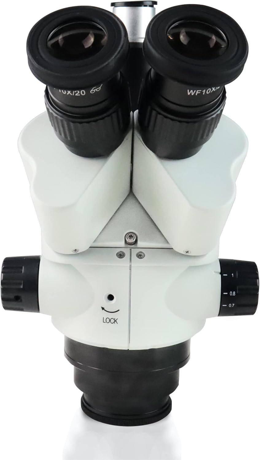 Lockable Zoom Stereo Trinocular Microscope Head P59683