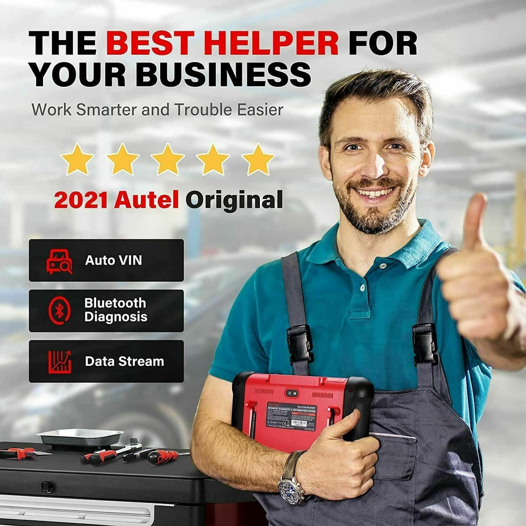 Autel Scanner MaxiCOM MK906BT Auto Diagnostic Scan Tool N7854