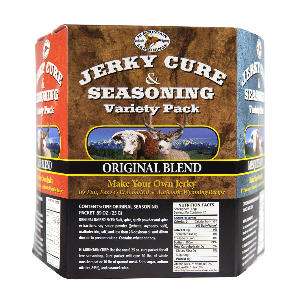 Jerky Cure & Seasoning Kit Variety Pack P361