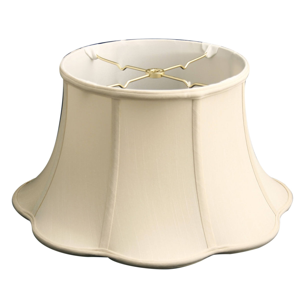 Beige Scallop Bell Lamp Shade Y333691