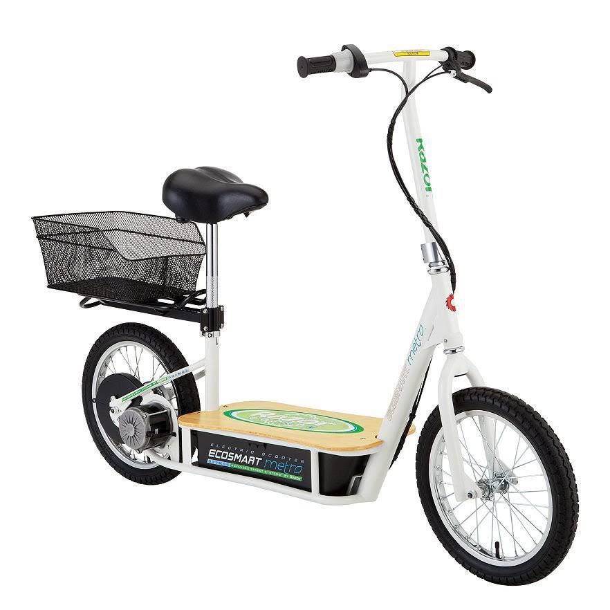 Green Electric Scooter with Seat M297579