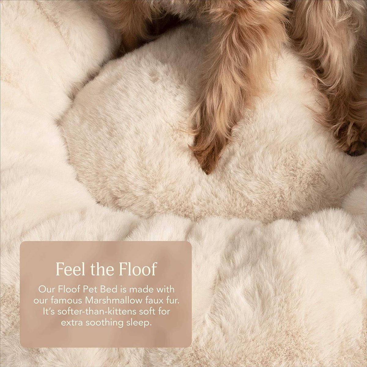 Extra Soft Dog Bed Removable Faux Fur Cover P467