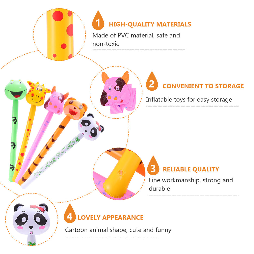 25 pcs Kids PVC Inflatable Animal Toy G2493