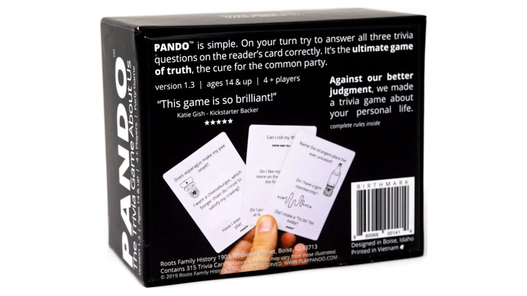 Trivia Party Game O70117