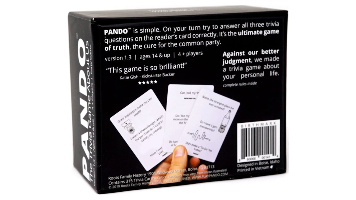 Trivia Party Game O70117