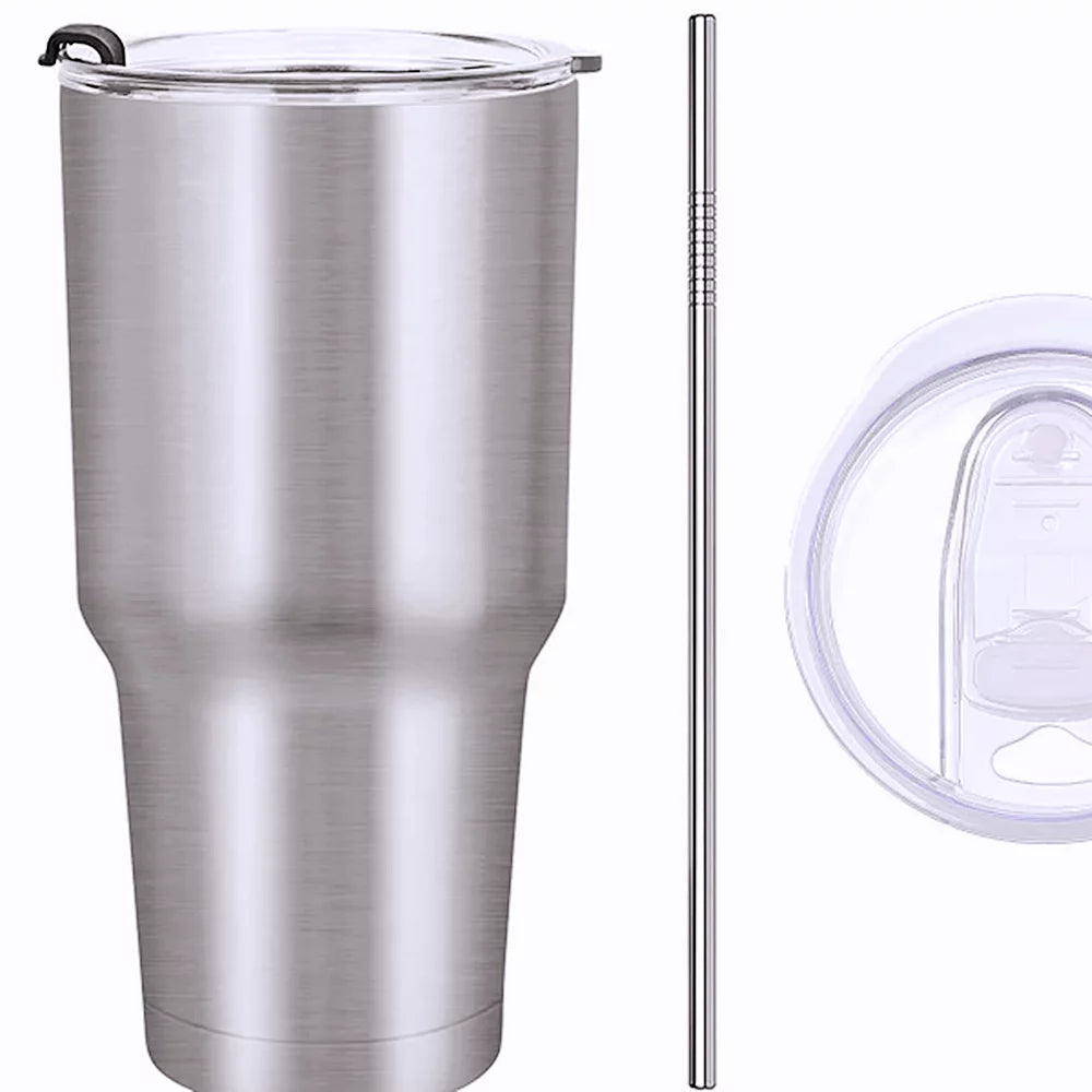 25 Pack 30 oz Stainless Steel Insulated Tumblers with Lid V212