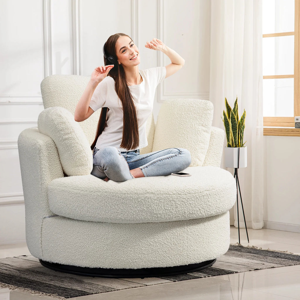 Sherpa Swivel Chair A6960