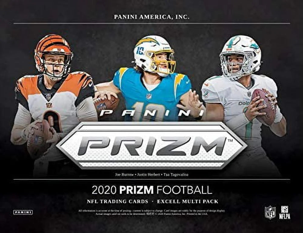 2020 Prizm Football Trading Card Cello Box 12 Packs W1002
