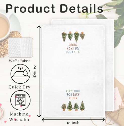 Christmas Tree Kitchen Towels 16x24 Inch S985