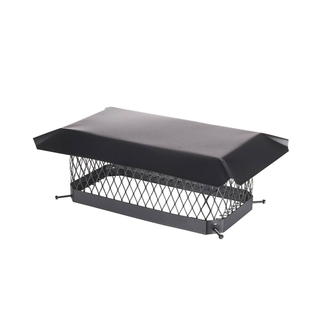 Black Galvanized Steel Chimney Cap N827742