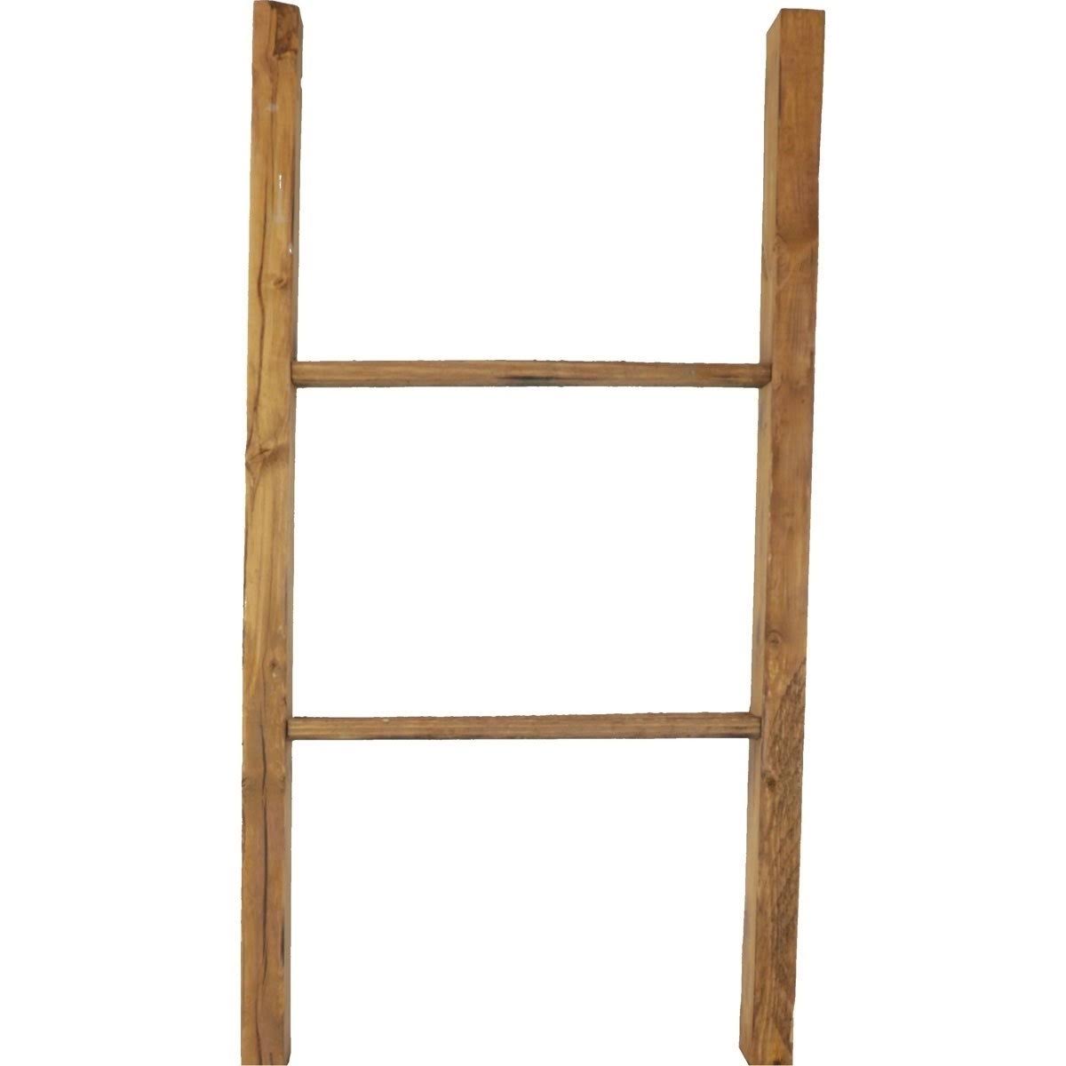 Chalk Dust White Vintage Farmhouse 5-Rung Ladder F913260