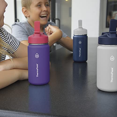 Kids Water Bottle with Straw Lid 16 oz 2 Pack L46372
