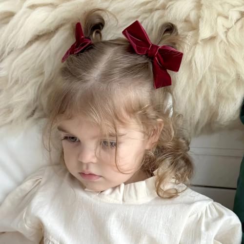 Velvet Hair Clips and Barrettes 20pcs P631