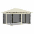 Gazebo with Mosquito Net 13.1'x9.8'x9' Cream B162950