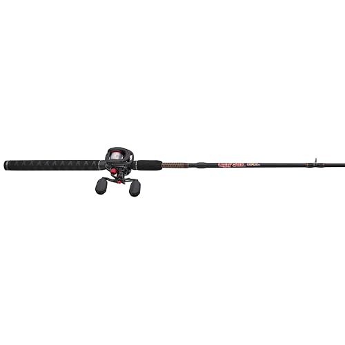 Low Profile Baitcast Reel and Fishing Rod Combo Q67204