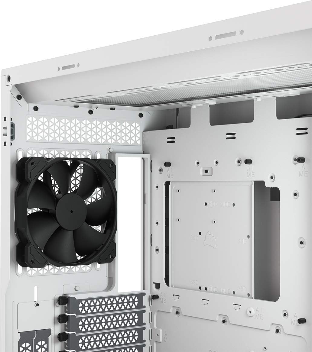 White Tempered Glass Mid-Tower ATX PC Case L613