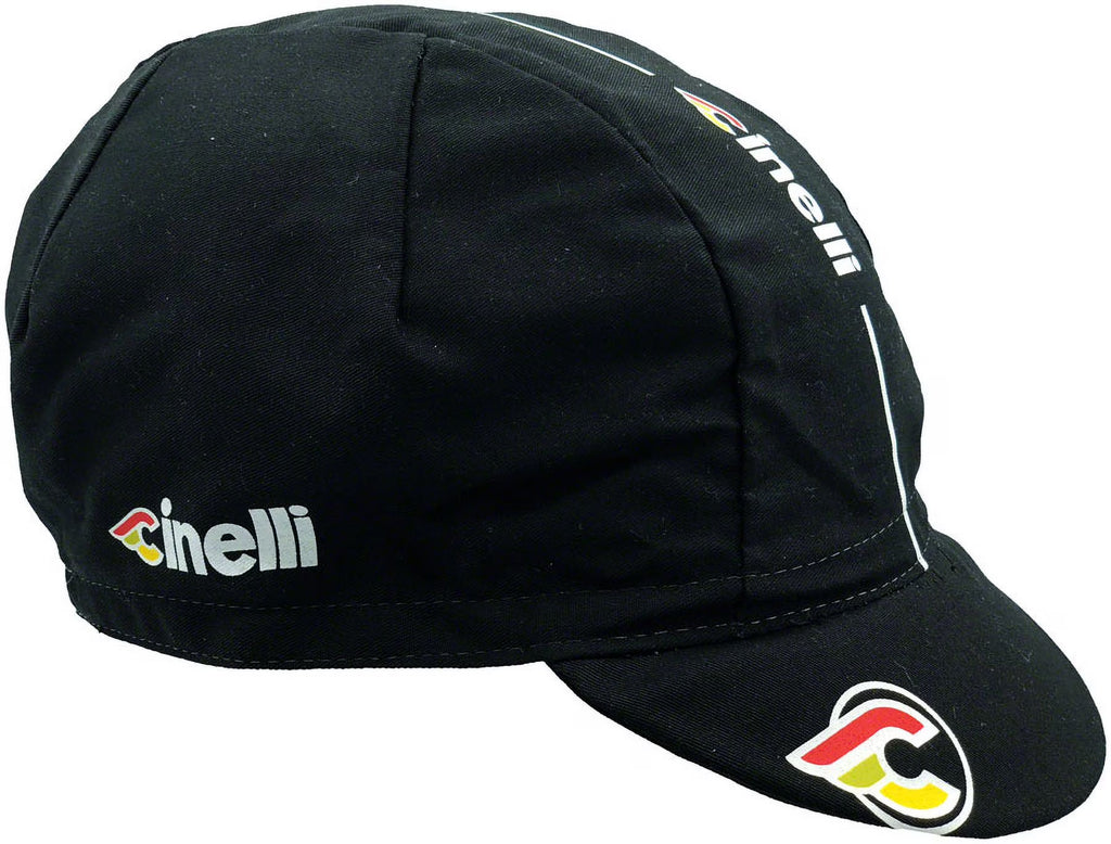 Black Cycling Cap T278