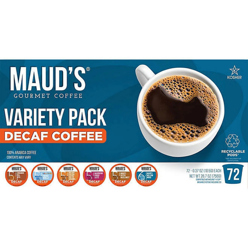 Decaf Gourmet Coffee Single Serve Cups, Variety Pack (72 ct.) I468171