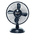 Battery Operated 6'' USB Oscillating Table Fan, Black G75760