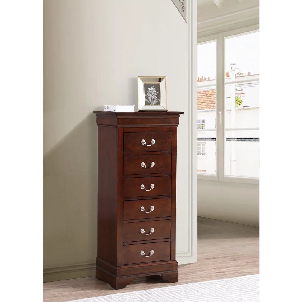 7 Drawer Cappuccino Lingerie Chest D104