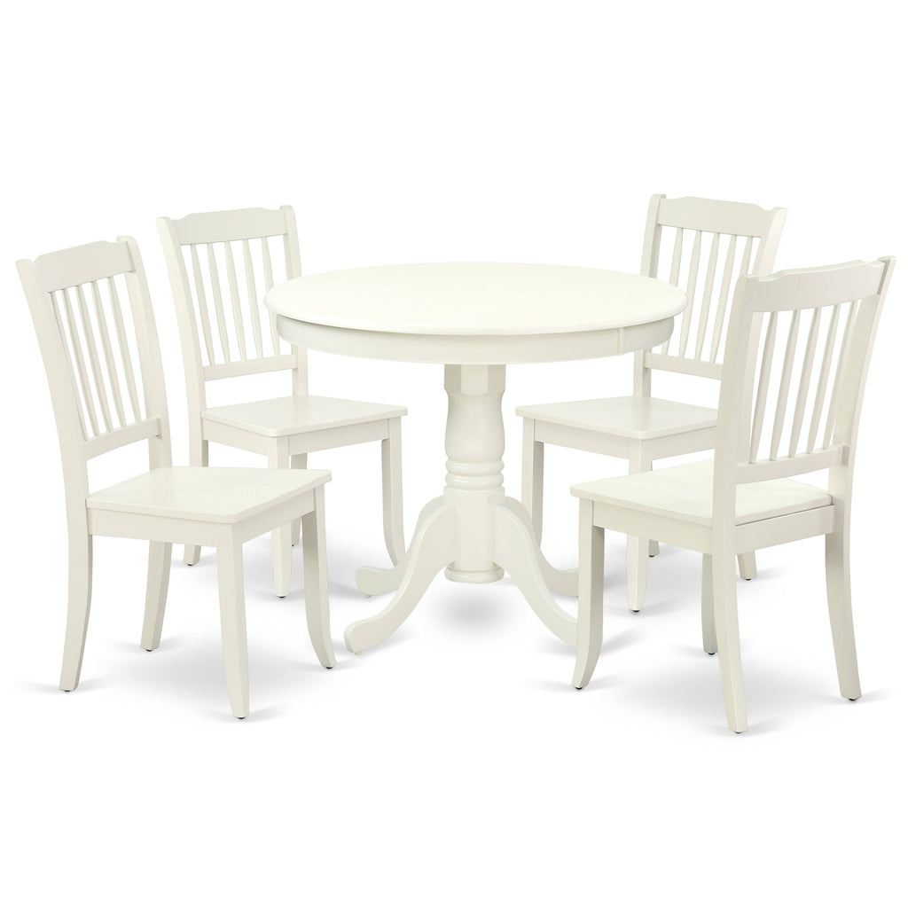5pc Round Table and 4 Chairs L3910