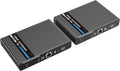 4K KVM HDMI Extender Over LAN Single CAT5e/CAT6A/CAT7 Cable Uncompressed 4K @ 60Hz Up to 230 Ft 4:4:4 Remote Keyboard Mouse USB Control Digital Full HD Z362913