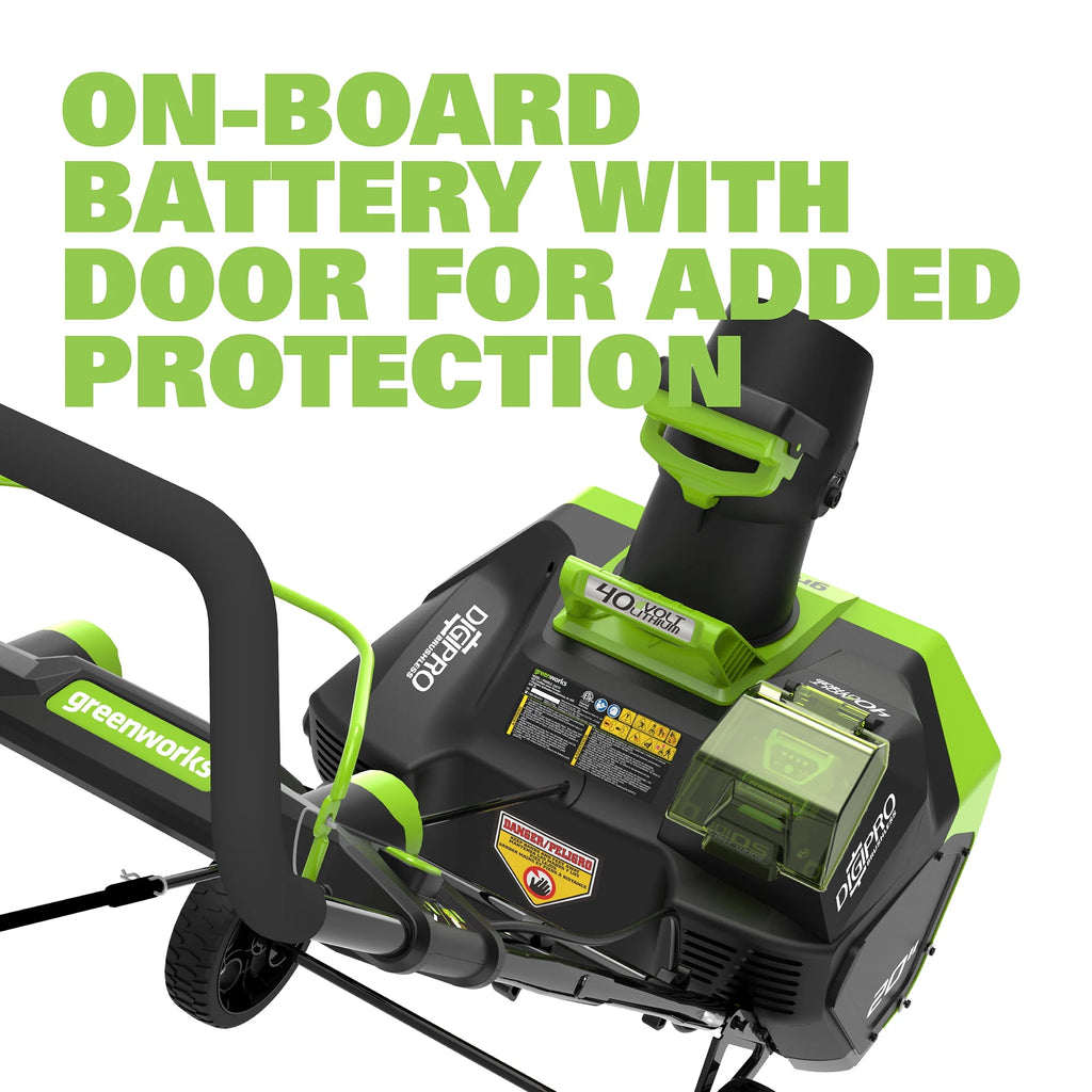 40V 20-inch Cordless Brushless Snow Blower with Battery and Charger W733704