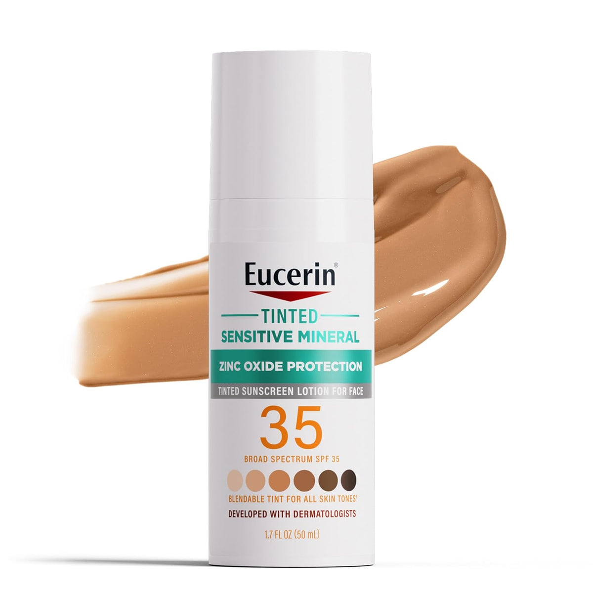 Tinted Mineral Face Sunscreen Lotion SPF 35, 1.7 Fl Oz Y1320