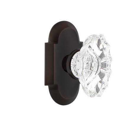 Double Dummy Door Knob with Cottage Plate Finish: Timeless Bronze C505830
