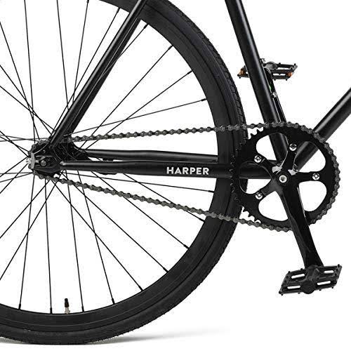 Black Single-Speed Commuter Bike with Foot Brake, Size 43cm - XS O2587